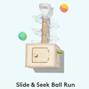 Lovevery Slide & Sleek Ball Run Drop Toy